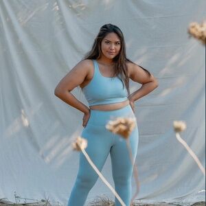 Girlfriend Collective Paloma bra in Sky